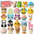 24 PCS Squishies for Kids Bulk  Party Favors, Prizes, and Rewards for School Classroom Treasure Box, Birthday Goodie Bags,Pinata Fillers, and Easter Egg Stuffers.