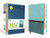 NIV Study Bible, Large Print, Imitation Leather, Blue/Turquoise, Red Letter Edition