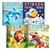 homicozy 4PCS Sticker Paint Books for Kids Ages 4-10,Dinosaur Astronaut Ocean Animals Designs Paint by Stickers,Sticker by Numbers,Party Birthday Gifts for Boys 4-10,Create 40 Pictures at a Time