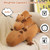 SQEQE Weighted Capybara Plush, Weighted Capybara Stuffed Animal for Anxiety, Cute Plushies Soft Pillow Toy Gift for Kids Adults 13.8 Inch, 1.6 Lbs
