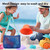 UTTPLL Colorful Mesh Beach Bag Adjustable Kids Quick Dry Net Tote for Seashell Collecting Beach Sand Toy Totes Swimming Accessories for Boys and Girls Navy Blue&Lake Blue