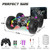Terucle Rc Cars Toys for Boys Remote Control Car 2.4 GHz Black Toys for Ages 5-7 Kids Toys New Upgraded Strip Lights 360 Rotating Rc Truck Birthday (Black)
