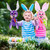 ArtCreativity 23 Inch Inflatable Easter Bunny, Blow Up Easter Bunny, Egg Hunt Supplies for Easter Basket Stuffers, Indoor and Outdoor Decoration, Party Favors, 4 Colors