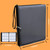Fweel Trading Card Binder Deluxe,Premium 9-Pocket Album with 900 Pockets, Ideal Card Storage for Boys and Girls, Collection Binder Book Case, Card EnthusiastsBlack