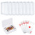 IOKUKI 8 Pcs Blank Playing Card Case, Clear Card Deck Box, Plastic Playing Game Card Storage Box Holder for Bank Card, Business Card, Game Card, PTCG Cards