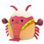 Squishmallows Original 14-Inch Lorono Lobster in Lobster Roll - Official Jazwares Plush (Large)