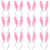 Max Fun 12PCS Easter Bunny Ears Headbands Plush Easter Rabbit Ear Hairband for Holiday Kid's Easter Birthday Halloween Party Favors