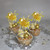 Gyufise 30Pcs Star Foil Firework Cupcake Toppers Sparkle Tinsel Cake Toppers Tinsel Drink Cake Decoration Cocktail Picks for Birthday Wedding Graduation Party Supplies Gold