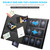 JIQEZNL Card Binder, 360 Pockets Upgraded Trading Card Binders, Cards Collection Binder 9 Pocket, Side Loading Yugioh Binder Book Holder for MTG, TCG, Sport, Football, Baseball Collector Cards - Black