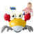 FEELGUY Crawling Crab Baby Toy Fantastic Creatures Toys Infant Sensory Tummy time Toys 3 4 5 6 7 8 9 10 11 12 Babies boy Girl Learning Crawl 3-6 6-12 Walking Toddler Gifts for 36 Months Old (Yellow)