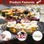 48 PCS Graduation Cupcake Toppers 2025, 6 Style Maroon Graduation Decoration Class of 2025, Glitter Design Class pf 2025 Hat Cake Toppers Graduation Toppers, Grad Party Supplies 2025