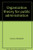 Organization theory for public administration