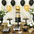 1 PCS Happy 13th Birthday Cake Topper Black Gold Glitter Cheers to 13 Years Birthday Cake Pick 13 Fabulous Cake Decoration for Happy 13th Birthday Anniversary Party Cake Decorations Supplies