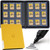 D DACCKIT Toploader Binder, Holds 288 Toploaders - 9 Pocket Top Loader Binder for 3" x 4" Rigid Card Holders for Trading Cards or Sports CardsClassic Yellow