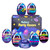Cherislpy 6 Pcs Easter Galaxy Slime Eggs Stress Relief Toys for Kids Boys Girls Easter Basket Stuffers Eggs Fillers Party Favors Gifts