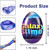 Cherislpy 6 Pcs Easter Galaxy Slime Eggs Stress Relief Toys for Kids Boys Girls Easter Basket Stuffers Eggs Fillers Party Favors Gifts