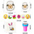 JOYIN 786 Easter Assorted Crafts Kit with Stickers Rolls,Stampers, Foam Stickers, and Temporary Tattoos for Kids Party Favors, Easter Egg Basket Stuffers Fillers, and Classroom Events