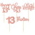 30 Pack Happy 13th Birthday Cupcake Toppers Rose Gold Glitter 13 Official Teenager Cheers to 13 Years Old Birthday Cupcake Picks for 13th Birthday Anniversary Party Cake Decorations Supplies
