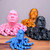 3D Printed Rocktopus, The Rock, Articulated Fidget, Octopus, Stress Relief Toy, Fidget Box, ADHD Toy, Anxiety Relief Aid (Silk Green)