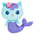 Gabbys Dollhouse, 8-inch MerCat Purr-ific Plush Toy, Kids Toys for Ages 3 and up