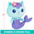 Gabbys Dollhouse, 8-inch MerCat Purr-ific Plush Toy, Kids Toys for Ages 3 and up