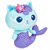 Gabbys Dollhouse, 8-inch MerCat Purr-ific Plush Toy, Kids Toys for Ages 3 and up