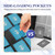 TCGuard Card Binder - 9 Pocket Album Hold Up to 540 Cards, Zippered for Yugioh, MTG & More (Sky Blue)
