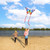 Kaiciuss Butterfly Kite for Kids & Adults Easy to Fly, 55" x 28" Large Single Line for The Beach, Easy Flying for Beginners, Comes with 300 FT String Line Handle
