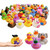 The Dreidel Company The Greatest Rubber Duck Assortment Rubber Duck Toy Duckies for Kids, Bath Birthday Gifts Baby Showers Classroom Incentives, Summer Beach and Pool Activity, 2" (Pack of 12)