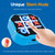 MASSRT 3 in 1 Electronic Tic Tac Toe Game, Handheld Digital Tic Tac Toe Bolt Game with Silent Mode, Portable Learing Toy Gift for Kids & Adults, Blue (One Pack)