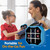 MASSRT 3 in 1 Electronic Tic Tac Toe Game, Handheld Digital Tic Tac Toe Bolt Game with Silent Mode, Portable Learing Toy Gift for Kids & Adults, Blue (One Pack)