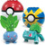 MEGA Pokmon Building Toys Set Grass-Type Trainer Team with 118 Pieces, 4 Poseable Character, 2 Inches Tall, for Kids
