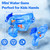 Mini Water Gun for Kids Toddler- 4 Pack Small Water Guns 5-7M Long Range Super Water Soaker Squirts Blasters Gun, Outdoor Water Toy Summer Pool Beach Party Favors Bath Water Guns Toy for Kids Boy Girl