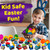 Stargo 16 Pack Colorful Prefilled Easter Eggs with toys - Construction Engineering Vehicles, pull-back cars, Bright Plastic Easter Eggs Filled, Basket Fillers Egg Hunts, Party Favors, Boys Goodie Bags