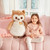 IKASA Giant Owl Stuffed Animal Plush Toy,23" Large Cute Jumbo Soft Toys,Huge Big Size Plushy Oversized Plushie,Gifts for Kids
