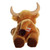 Aurora Adorable Flopsie Toro Bull Stuffed Animal - Playful Ease - Timeless Companions - Brown 12 Inches