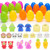 Easter Egg Hunt Basket Stuffers - 20Pack Bulk Plastic Easter Eggs Pre Filled Squeeze Squishy Toy Fillers Toddler Girls Boy Bath Birthday Gift Stress Relief Kids Party Favors Goodie Bag Classroom Prize