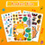 Aowplc 48 Sheets Make-a-Face Animal Stickers Mix and Match for Kids Party Favors Supplies Activities Crafts