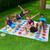 Hasbro Twister Ultimate Splash  Giant Outdoor Inflatable Water Twister Game for Kids  Backyard Summer Fun