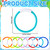 Vellibring 8PCS Pool Diving Swim Toys Colorful Underwater Training Sinking Throwing Dive Rings for Kids Summer Pool Swimming Party Favor Games