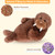 SuzziPals Warming Walrus Stuffed Animals, Microwavable Stuffed Animal Heating Pads for Soothing, Anxiety and Stress Relief, Cuddly Companion Plush Toys Gifts for Kids & Adults