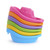 Munchkin Bath Bobbers Marine Toy Set and Little Boat Train Bath Toy 6 Piece Set