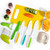 melican Kids Kitchen Knife Set, 11 Pcs Montessori Kitchen Tools for Toddlers' Real Cooking, Include Kid Knives, Crinkle Cutter, Sandwich Cutters, Peeler, Cutting Board for Birthday