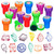 24 Pcs Ice Cream Stampers for Boys Girls, Candyland Donut Party Supplies Favors, Classroom Rewards Prizes, Goody Bag Treat Bag Stuff for Sweet Candy Birthday Party Fiesta Pinatas Gifts(Ice cream)
