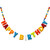 Meygajoe Pre-Strung Happy Birthday Banner - Rainbow Happy Birthday Garland - Natural Handmade Wool Letters & Balls, Reusable Birthday Party Decorations & Party Supplies,Ready-to-Hang - 6Ft