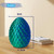 Flavery 3D Printed Flying Dragon in Egg - Dino Easter Egg with 9" Winged Dragon Inside, Colorful Fidget Toy, Birthday Gift, Flexible Desk Pet Figure (Green Blue)