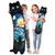 Mewaii Long Cat Plush 5 Sizes, 120% Extra Filling Giant Plushness Kids Body Pillow, Kawaii Cute Black Starry Cat Stuffed Animals Plushies, Big Long Body Pillow Cat Plush Gift for Girls 44