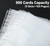 HERKKA Trading Card Sleeve Pages, 100 Pack 9 Pocket Album Pages 11 Holes Fit 3 Ring Binder