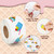 BeYumi Summer Ice Cream Stickers - 1000Pcs Ice Cream Stickers in 2 Rolls Waterproof Vinyl Sweets Themed Cute Dessert Decals for Gift Laptop Bottle Scrapbooking Luggage Computer Envelope Decor for Kids