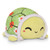 TeeTurtle - The Original Reversible Turtle Plushie - Strawberries + Flowers - Cute Sensory Fidget Stuffed Animals That Show Your Mood